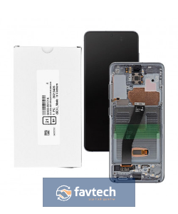 Samsung Galaxy SM-S20 G980-LCD Display + WHITE + GH82-31433B