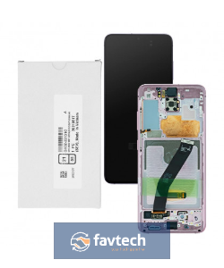 Samsung Galaxy SM-S20 G980-LCD Display + PINK + GH82-31433C