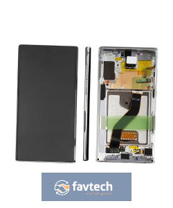 Samsung Galaxy SM-NOTE10 PLUS N975-LCD Display + WHITE + GH82-20838B